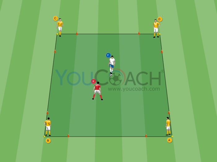 "1 contra 1" e quatro alvos