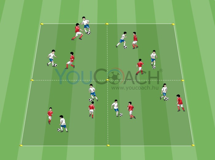 A Coerver Coaching elemei - "The drag push"