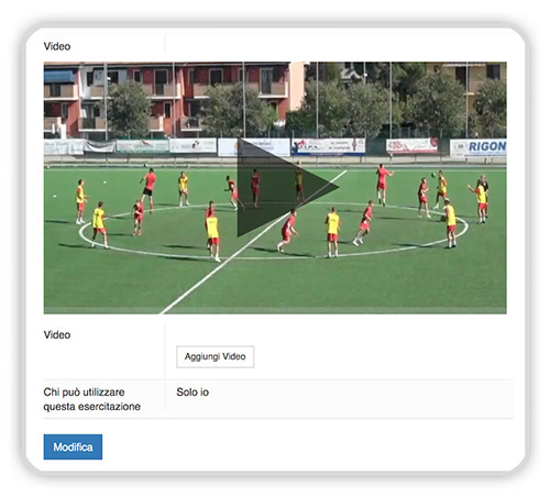 Carica video esercizio YouCoachApp Carica video esercizio YouCoachApp