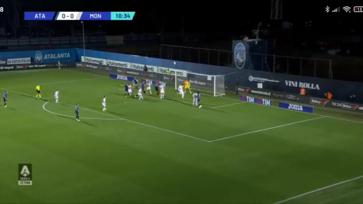 Atalanta Monza palle inattive Atalanta Monza palle inattive