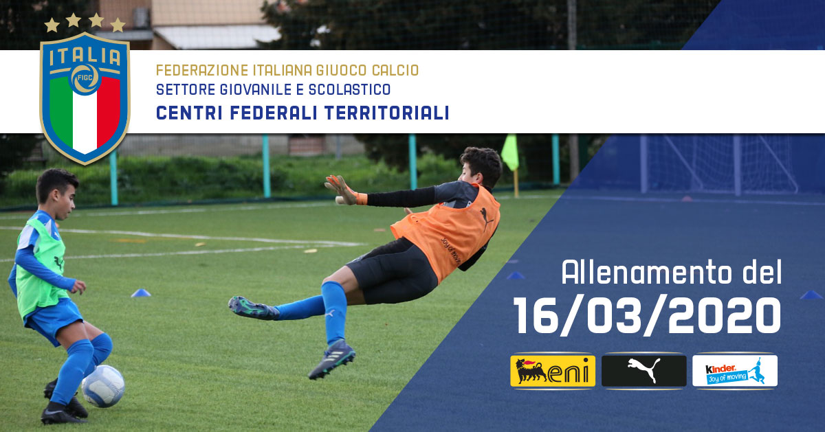 Allenamento del 16 Marzo Centri Federali Territoriali