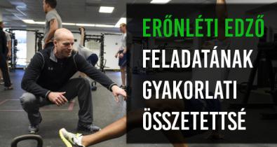 Az erőnléti edző szerepe
