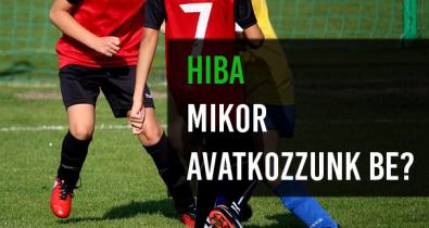 Hiba: mikor avatkozzunk be