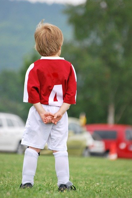 Jogador de futebol juvenil
